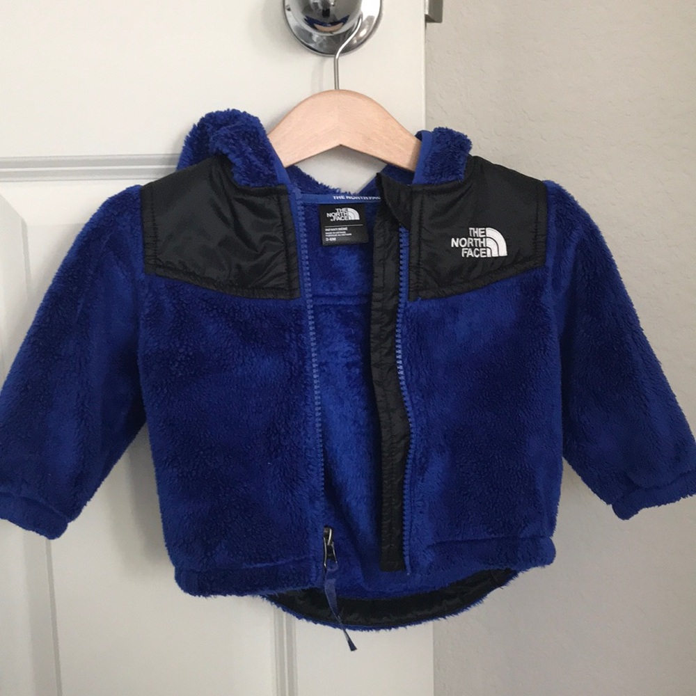 North face oso jacket 3-6 months blue